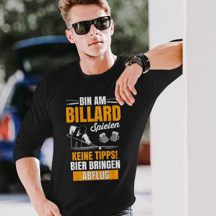 Billiard Table Carambolage Billiard Cue Billiard Club Kö Langarmshirts Geschenke für Ihn