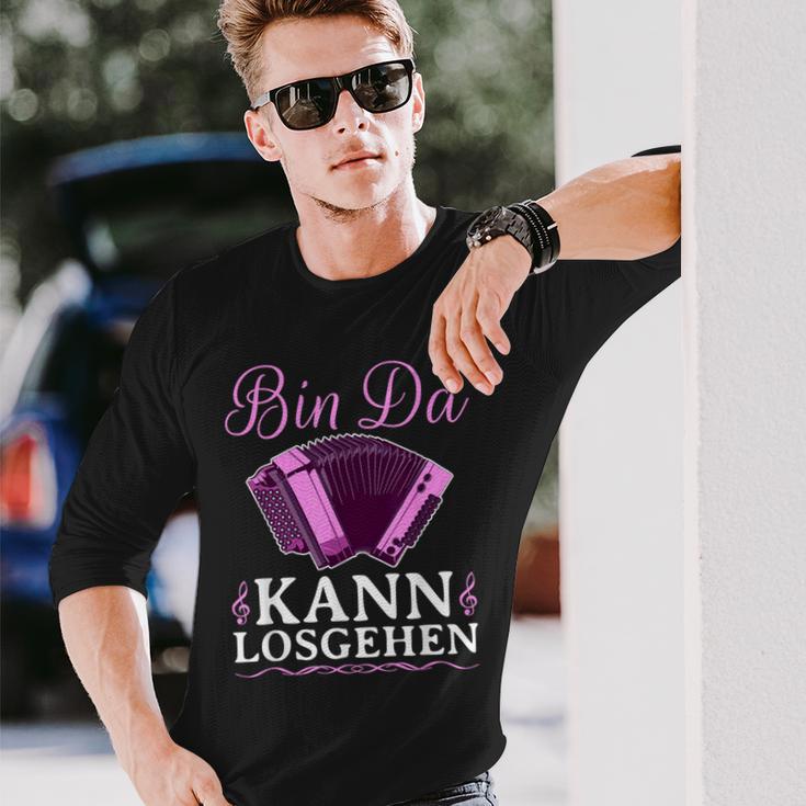 Bin Da Kann Losgehen Styrian Harmonica Squeeze S Langarmshirts Geschenke für Ihn