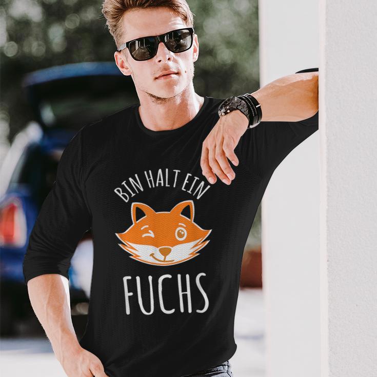 Bin Halt Ein Fuchs Clever Foxes Forester Hunter Langarmshirts Geschenke für Ihn