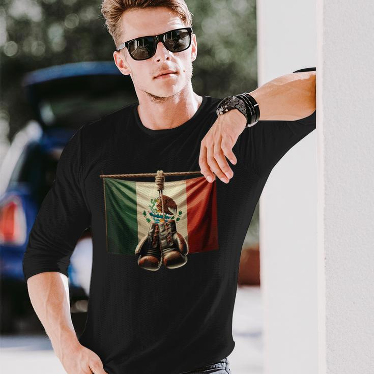 Boxing Mexico Long Sleeve T-Shirt Gifts for Him