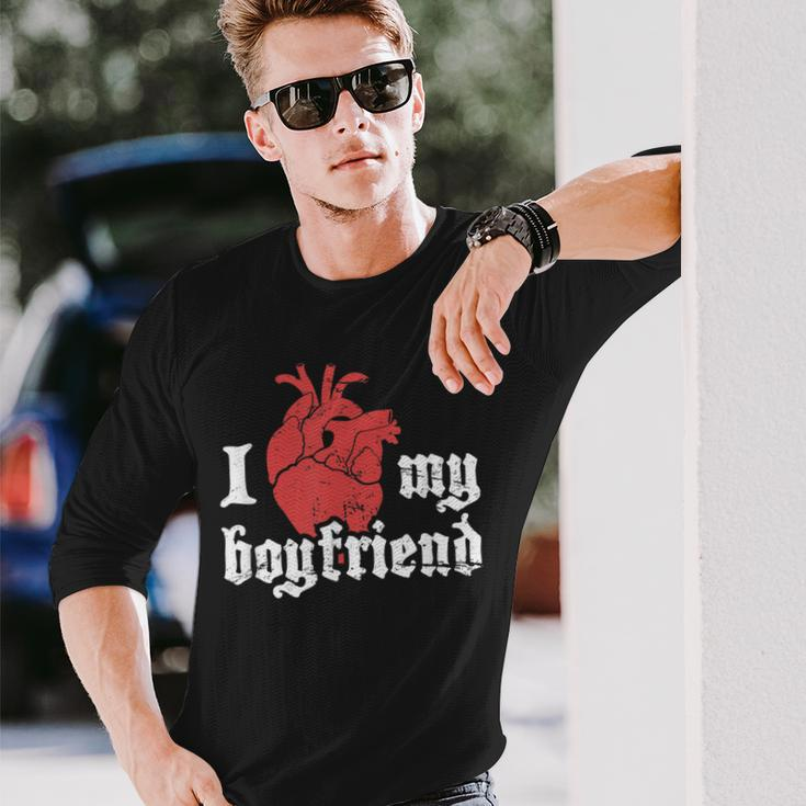 Boyfriend Punk Rock Band & Hardcore Punk Rock Long Sleeve T-Shirt Gifts for Him