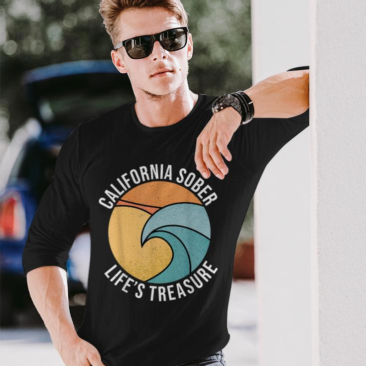 California Sober Life's Treasure Recovery Legal Implications Long Sleeve T-Shirt Gifts for Him