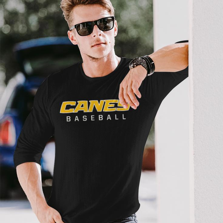Canes Baseball Sports Long Sleeve T-Shirt Gifts for Him