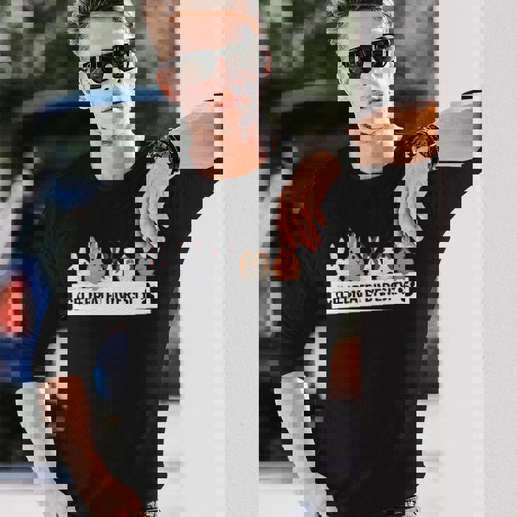 Celebrate Diversity Pet Bunnies For Rabbit Lovers Long Sleeve T-Shirt Gifts for Him