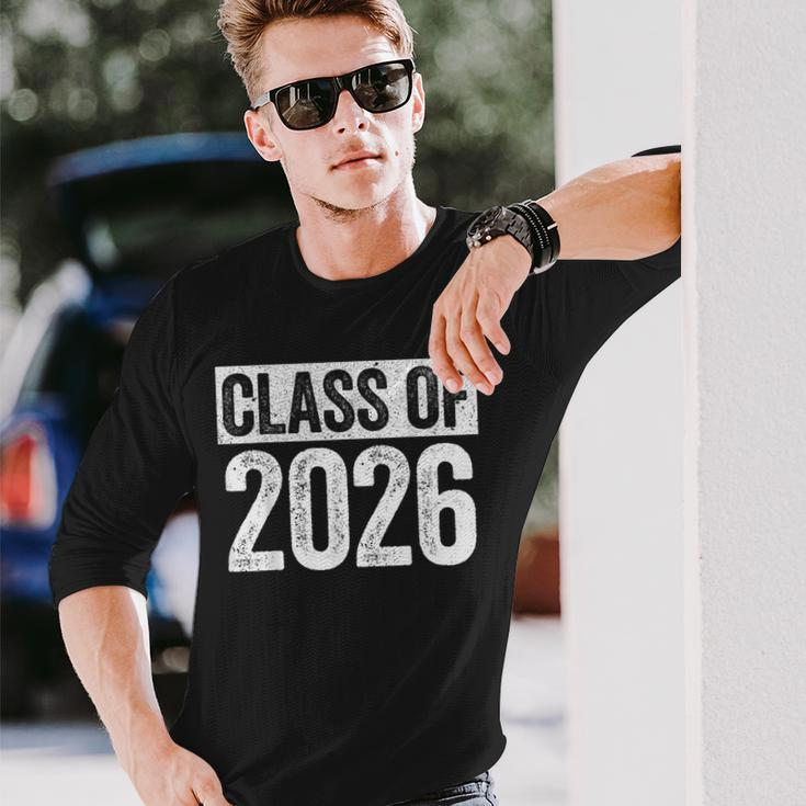 Class Of 2026 Senior 2026 Graduation Long Sleeve T-Shirt Gifts for Him