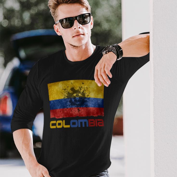 Colombia National Soccer Team Long Sleeve T-Shirt Gifts for Him