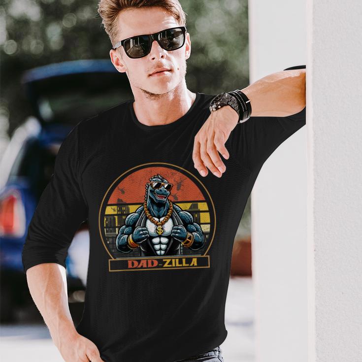 Cool Dad Herren Top Dad Brozilla Geschenkeatertag Für Papa Langarmshirts Geschenke für Ihn