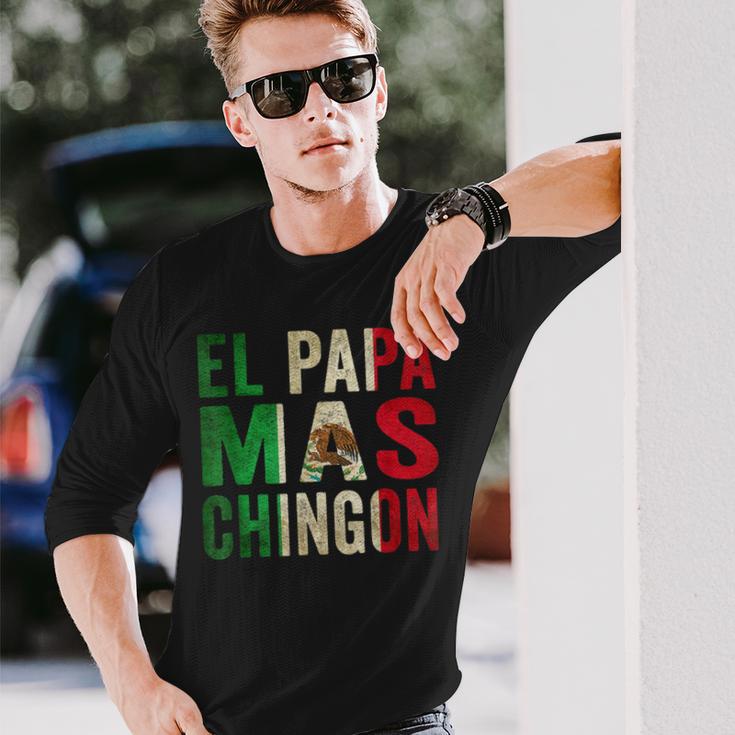 The Coolest Dad Spanish Father's Day Long Sleeve T-Shirt Gifts for Him