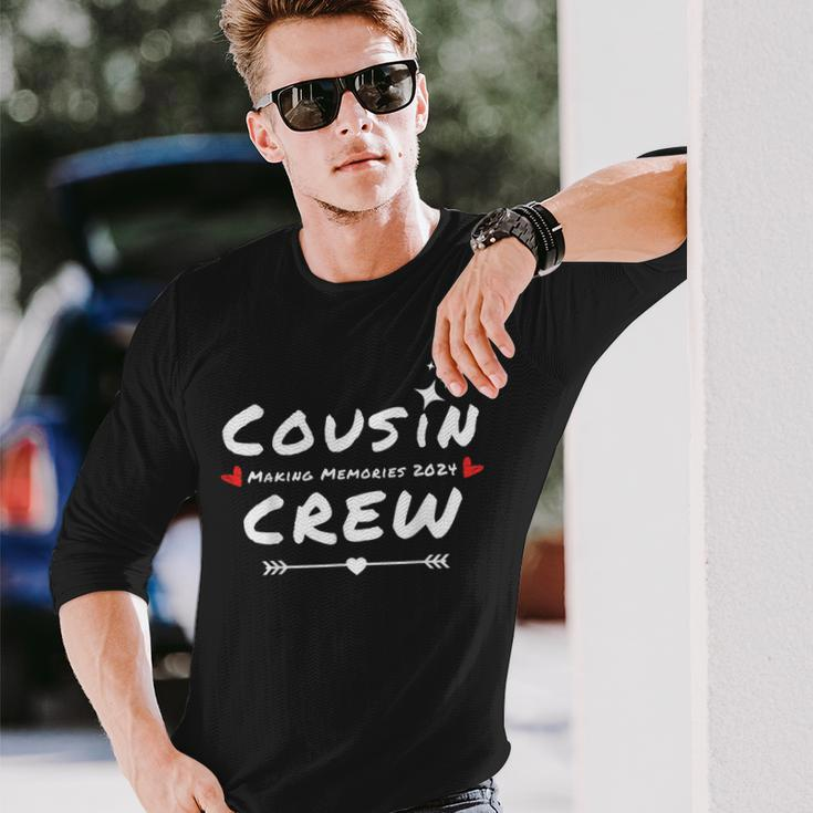 Cousin Crew Making Memories 2024 Family Reunion Trip Summer Long Sleeve T-Shirt Gifts for Him