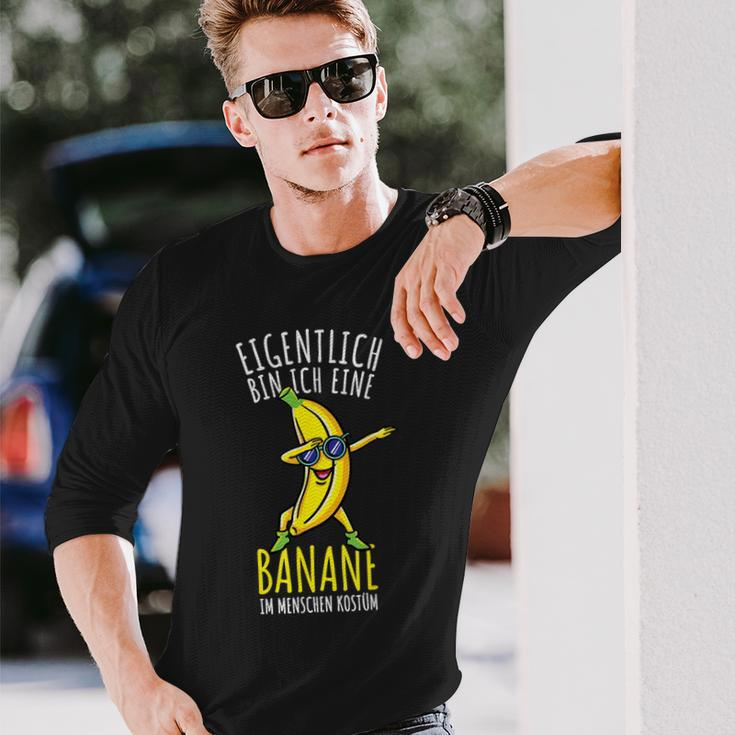 Dabbing Banane Kostüm Junge Banane Langarmshirts Geschenke für Ihn