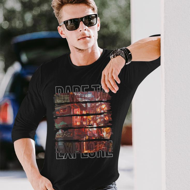 Dare To Explore Asia Long Sleeve T-Shirt Gifts for Him