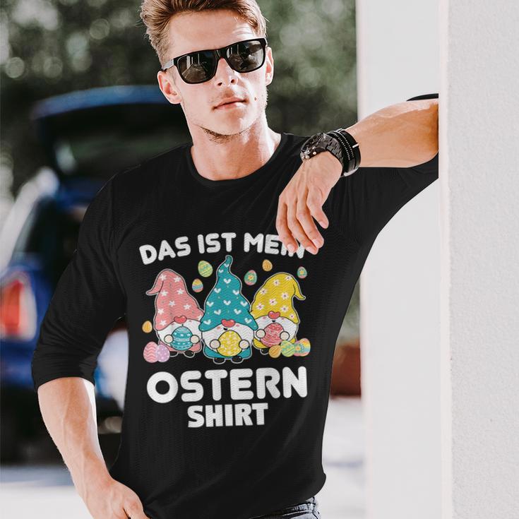 Das Ist Mein Ostern Easter Gnome Langarmshirts Geschenke für Ihn