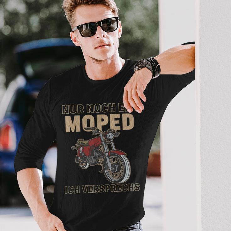 Ddr Schwalbe S50 Simson Moped Nur Noch Ein Moped Langarmshirts Geschenke für Ihn