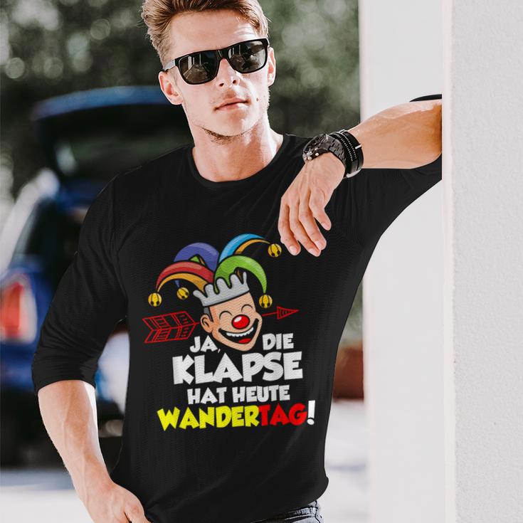 Die Klapse Hat Wandertag Langarmshirts Geschenke für Ihn