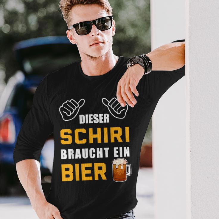 Dieser Schiri Braucht Bier Langarmshirts Geschenke für Ihn