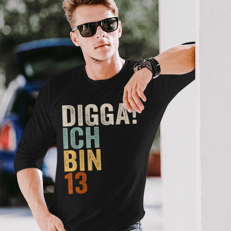 Digga Ich Bin 13 Jahre 13 Jahre 13 Langarmshirts Geschenke für Ihn