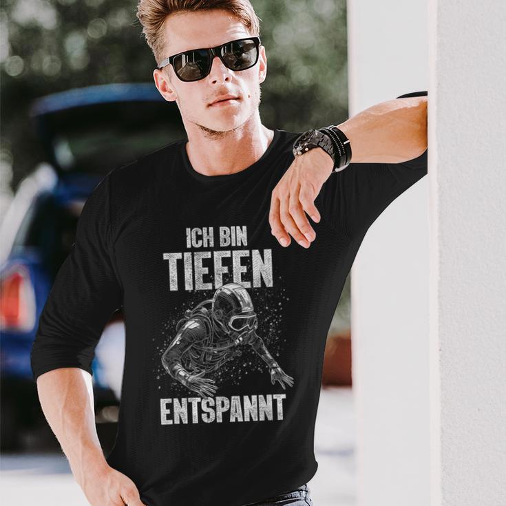 Diving Ich Bin Tief Rela Langarmshirts Geschenke für Ihn