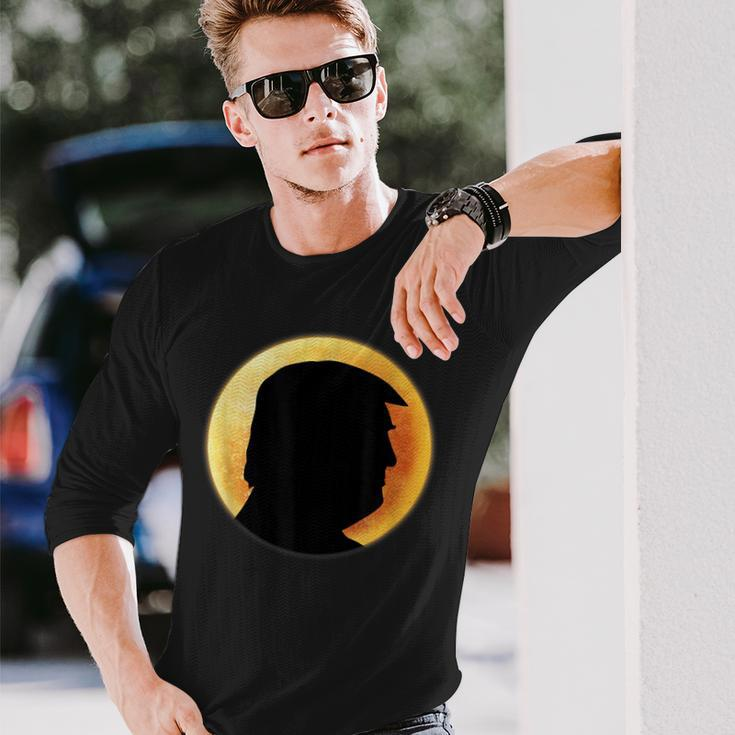 Donald Trump Eclipse Long Sleeve T-Shirt Gifts for Him