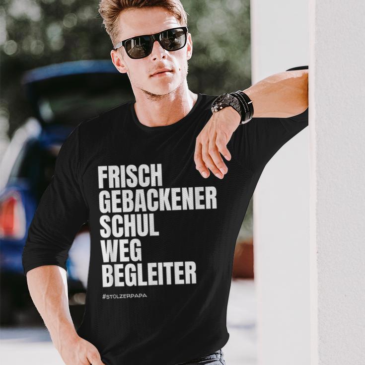 I Dötzchen Papa Begleitung Einschulung Langarmshirts Geschenke für Ihn