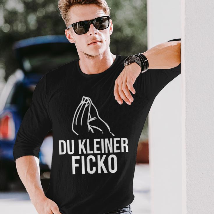 Du Kleine Ficko Italy Gesture Langarmshirts Geschenke für Ihn