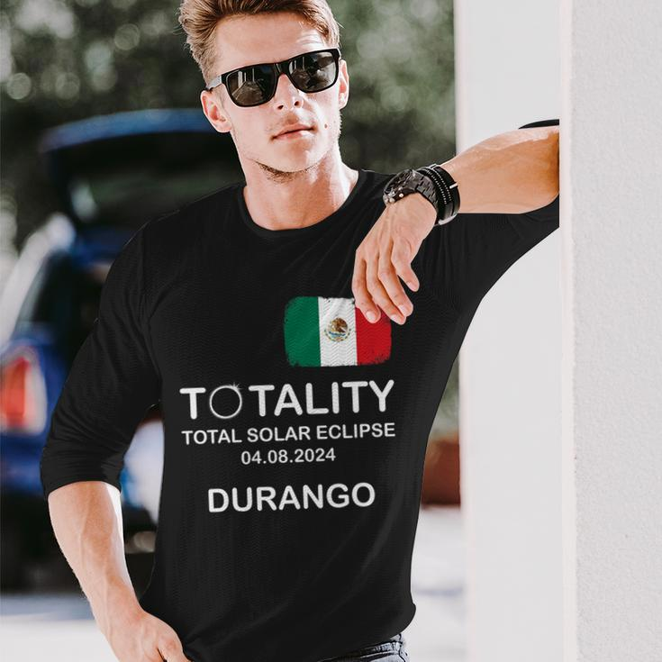 Durango 2024 Total Solar Eclipse Long Sleeve T-Shirt Gifts for Him