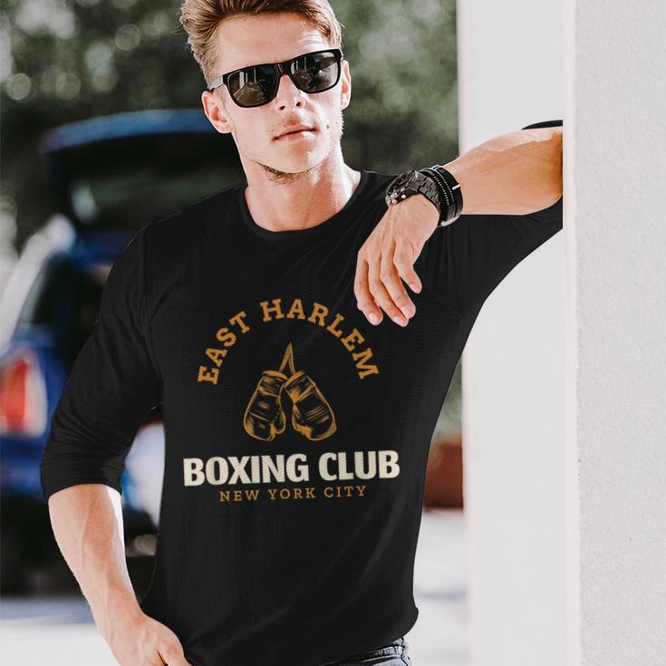 East Harlem New York City Boxing Club Boxing Long Sleeve T-Shirt Gifts for Him