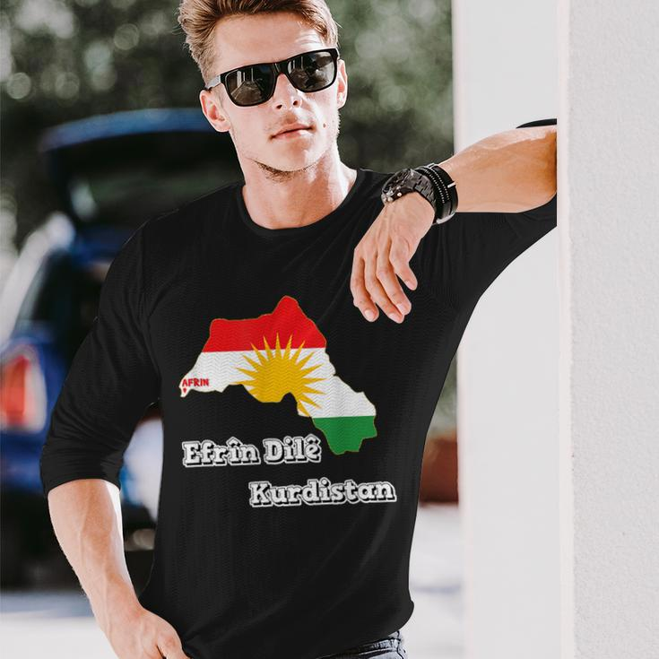 Efrin Dile Kurdistane Langarmshirts Geschenke für Ihn