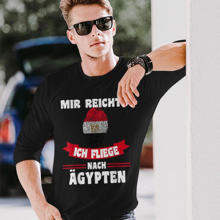 Egypt Flag Mir Reichts Ich Fliege Nach Egypt Langarmshirts Geschenke für Ihn