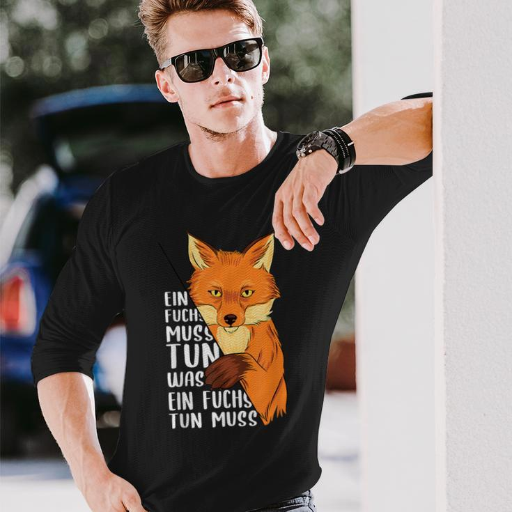 Ein Fuchs Muss Tun Was Ein Fuchs Tun Muss Beautiful Fox S Langarmshirts Geschenke für Ihn