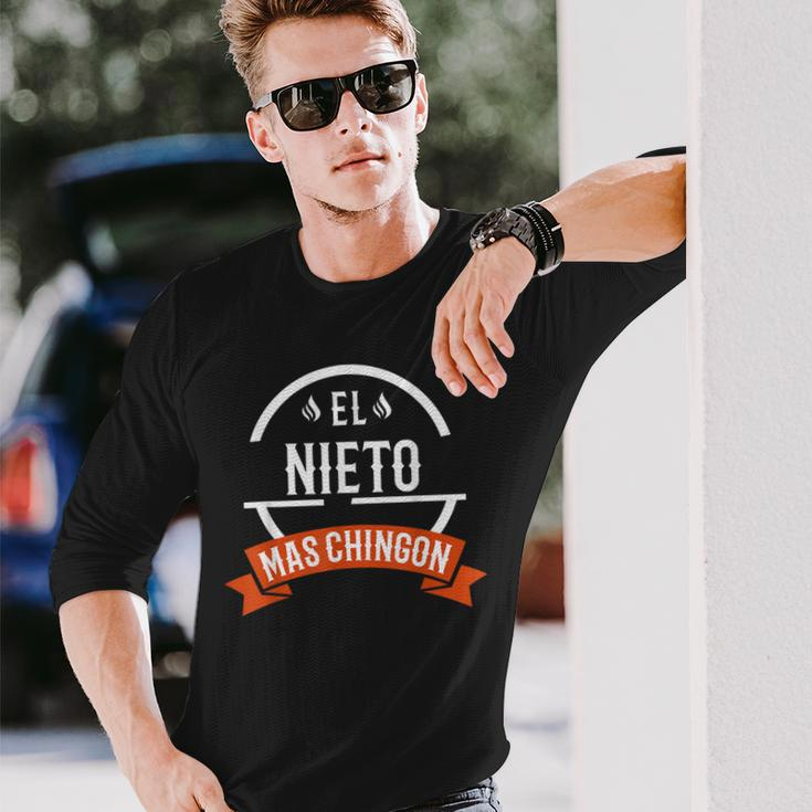 El Nieto Mas Chingon Spanish Grandson Long Sleeve T-Shirt Gifts for Him