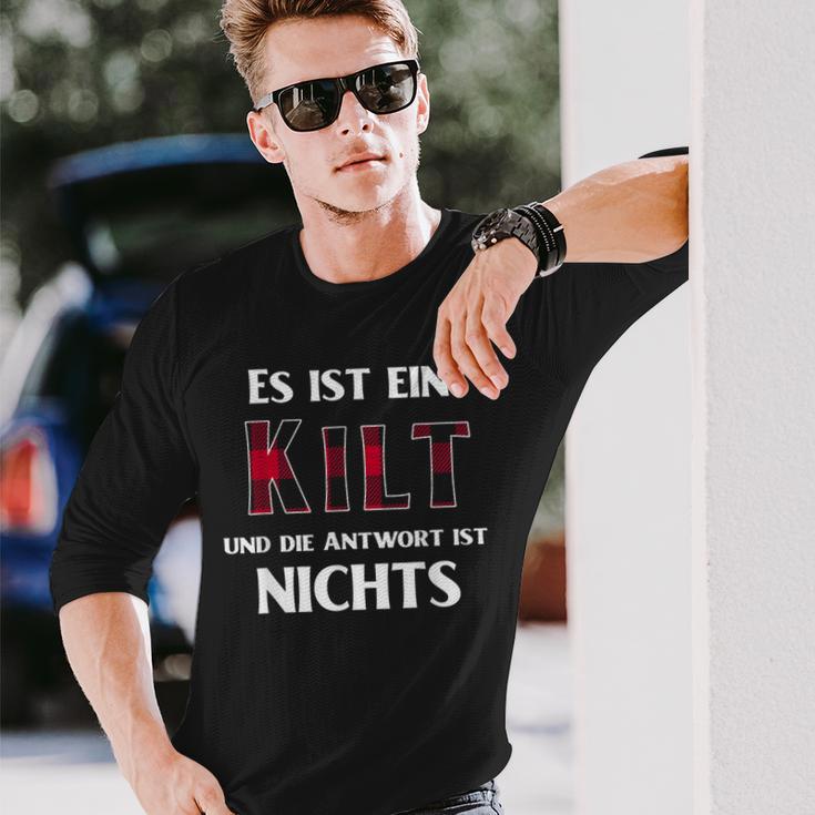 Es Ist Ein Kilt Und Die Antwort Ist Nicht Langarmshirts Geschenke für Ihn