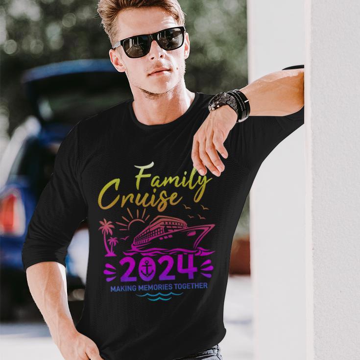 Family Cruise 2024 Making Memories Family Vacation 2024 Long Sleeve T-Shirt Gifts for Him