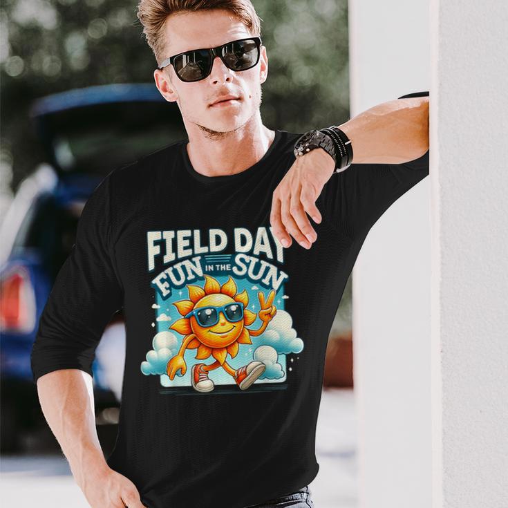 Field Day Fun In The Sun Happy Field Day The Sun Students Long Sleeve T-Shirt Gifts for Him