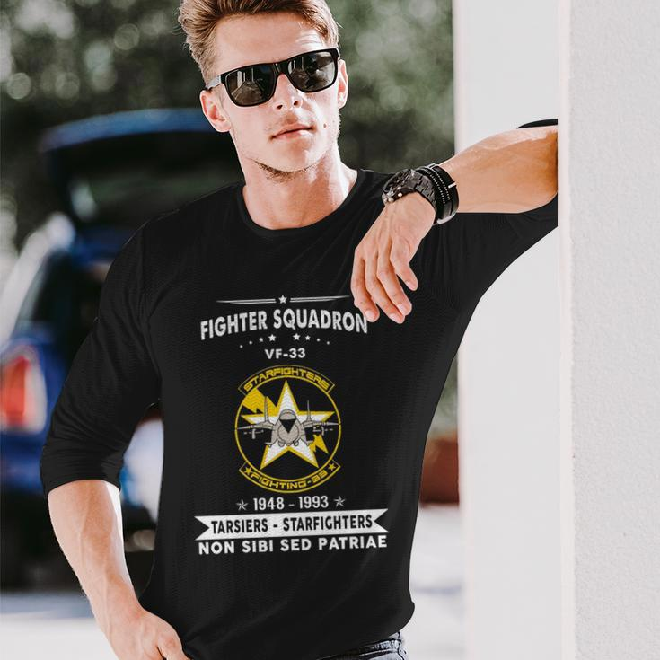 Fighter Squadron 33 Vf 33 Starfighters Long Sleeve T-Shirt Gifts for Him