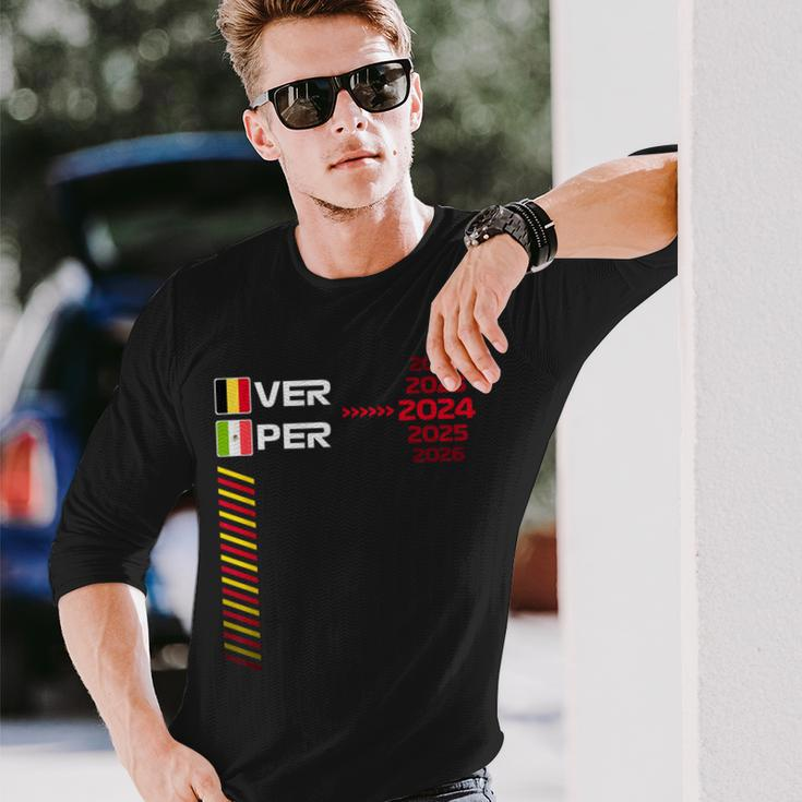 Formula Racing 2024 Rbr Ver Per 2024 Formula Race Long Sleeve T-Shirt Gifts for Him