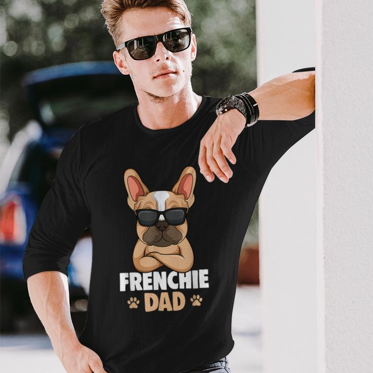 Frenchie Dad French Bulldog Dad Langarmshirts Geschenke für Ihn