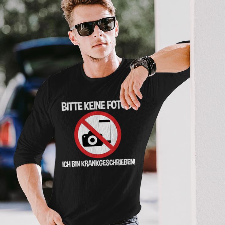 Bitte Keine Fotos Bitte Keine Fotos German Lang Black Langarmshirts Geschenke für Ihn