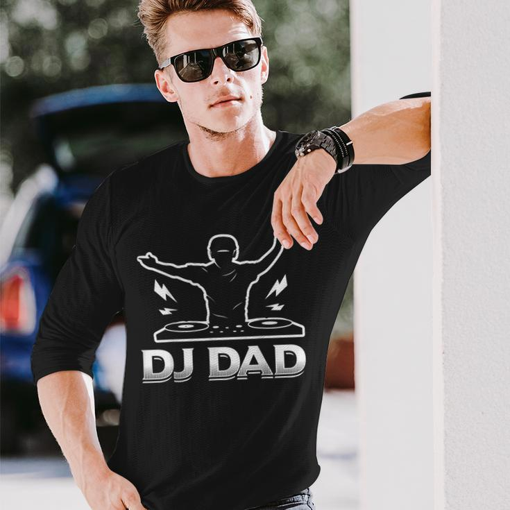 Dj Dad Electro House Music Long Sleeve T-Shirt Gifts for Him