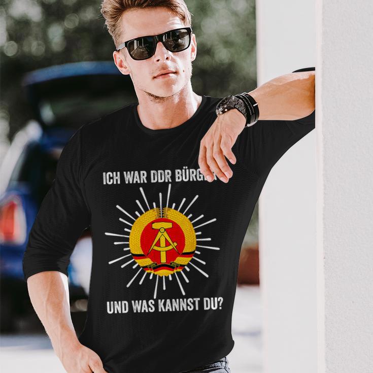 Ich War Ddr Bürger Und Was Kann Du Langarmshirts Geschenke für Ihn