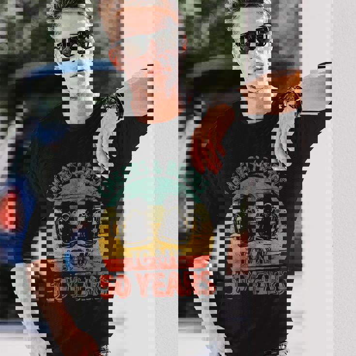 Old Drinker 50Th Cheers And Beers To My 50 Years Long Sleeve T-Shirt Gifts for Him