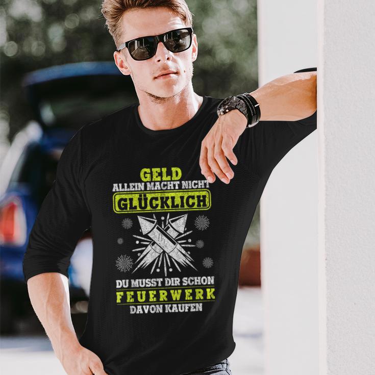 Pyrotechnic Pyro Technology Fireworks Langarmshirts Geschenke für Ihn