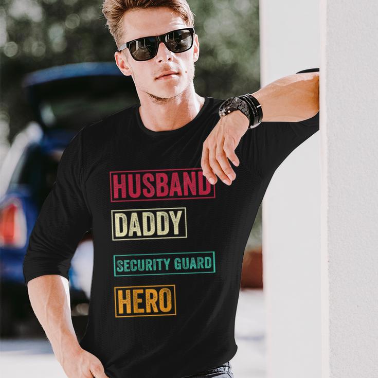 Security Guard Dad Father's Day Long Sleeve T-Shirt Gifts for Him