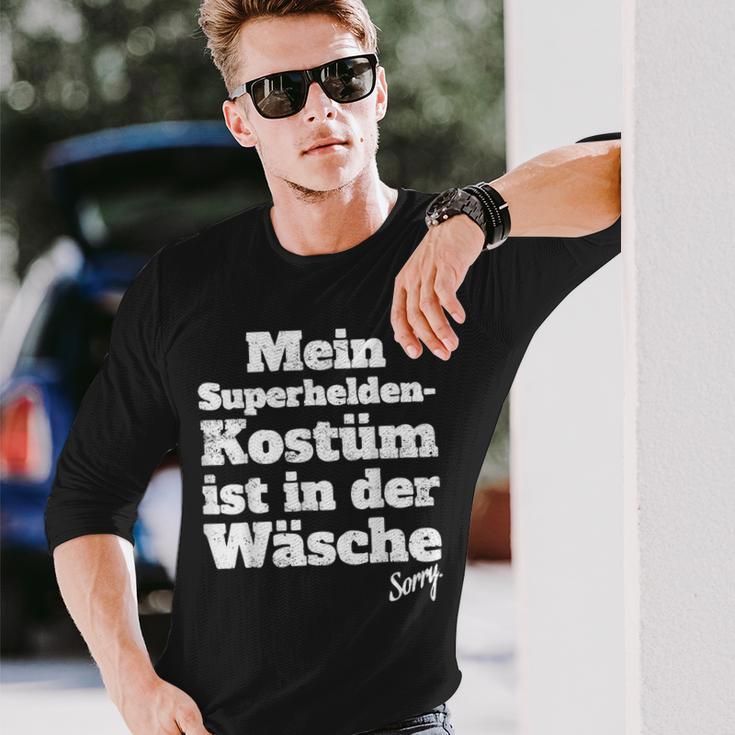 My Superhero Costume Ist In Der Wächen Sayings Langarmshirts Geschenke für Ihn