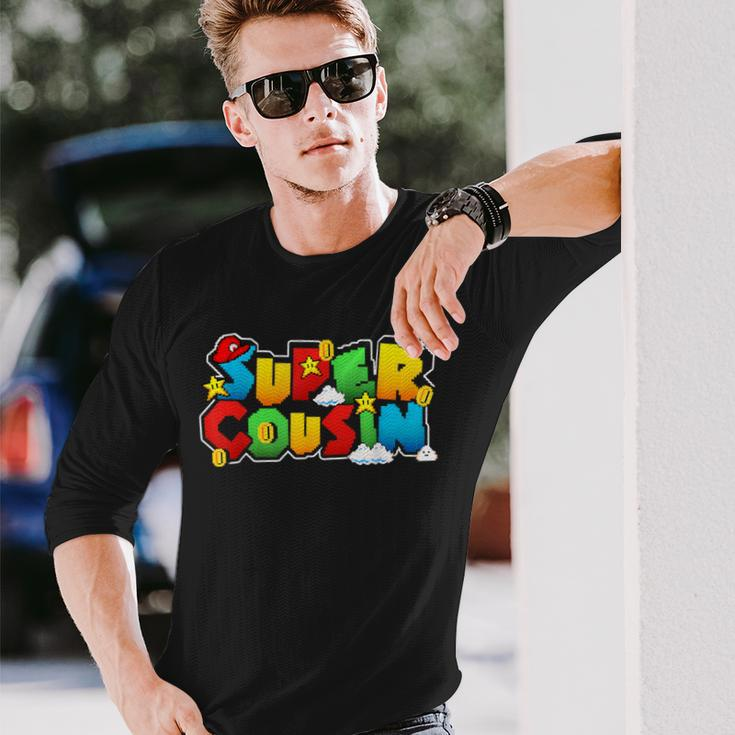 Gamer Super Cousin Gamer For Cousin Long Sleeve T-Shirt Gifts for Him