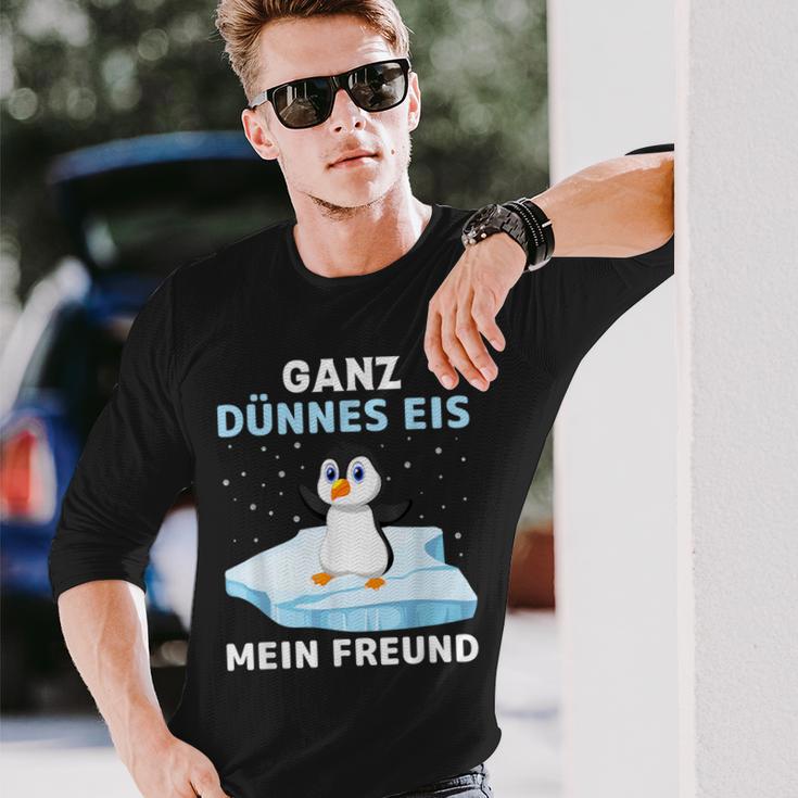 Ganz Thin Ice My Friend Langarmshirts Geschenke für Ihn