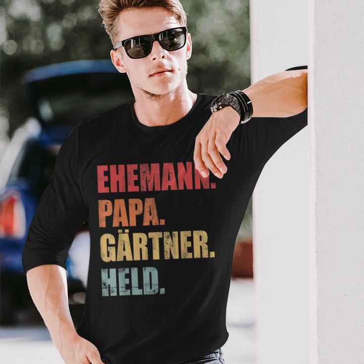 Gärtner Papaater Ehemann Garten Gartenarbeitatertag Langarmshirts Geschenke für Ihn