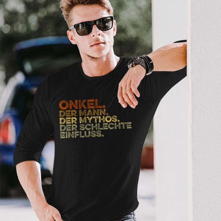 Idea Proud Werdender Bester Uncle Man Myth Langarmshirts Geschenke für Ihn