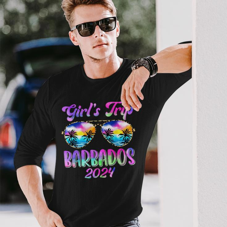 Girl’S Trip Barbados 2024 Summer Beach Weekend Vacation Long Sleeve T-Shirt Gifts for Him