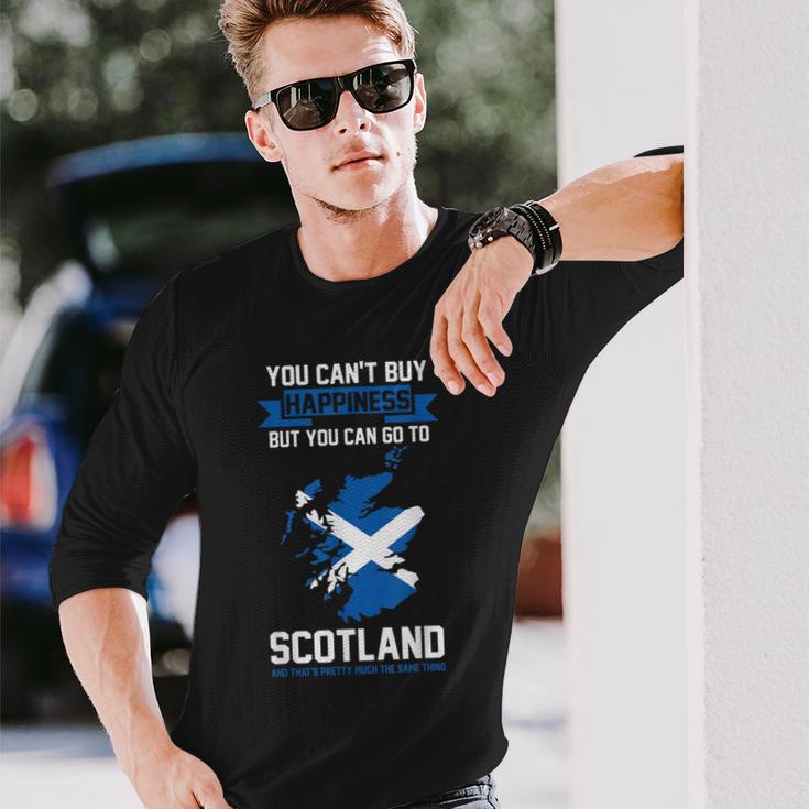 Glück Können Sie Nach Scotland Gehen Langarmshirts Geschenke für Ihn