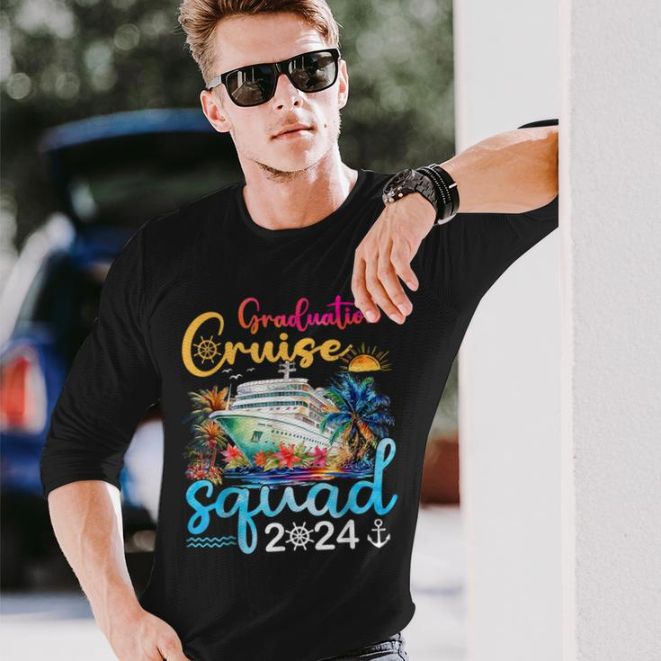 Graduation Cruise Squad Cruising Graduation 2024 Long Sleeve T-Shirt Gifts for Him